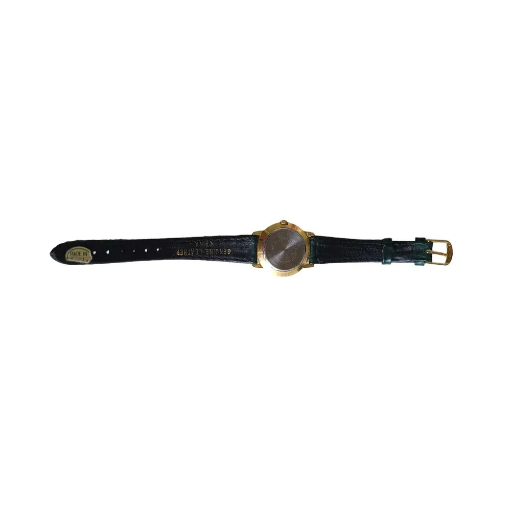 Vintage Women’s Santa Reindeer Merry Christmas Watch Moving Rhinestones RARE!